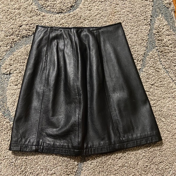 Vintage Wilson Leather Above The Knee Skirt - Picture 6 of 7